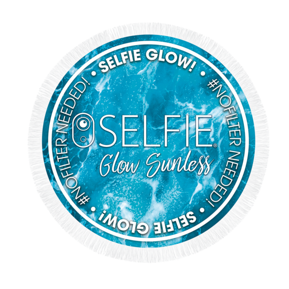 Selfie Glow Beach Towel